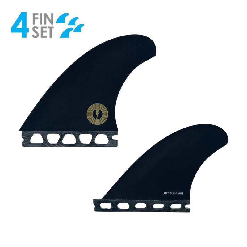 Load image into Gallery viewer, True Ames Album Single Tab Quad Fin Set 3
