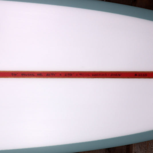 Tyler Warren Shapes Pintail Noserider 9'6 × 22 ¾ × 2 ⅞ Surfboard - Sea Foam 4