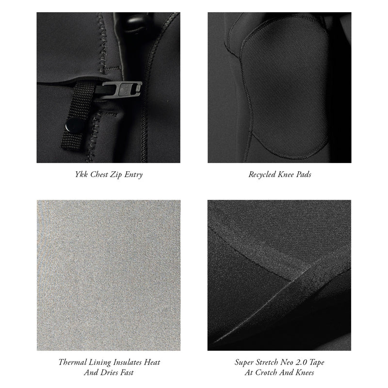 Load image into Gallery viewer, Vissla 7 Seas Comp 3/2 Chest-Zip Wetsuit
