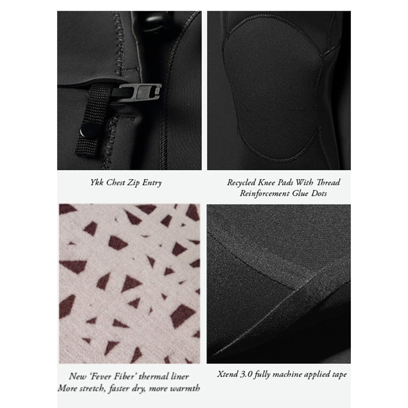 Load image into Gallery viewer, Vissla 7 Seas 4/3 Hooded Chest-Zip Wetsuit 8
