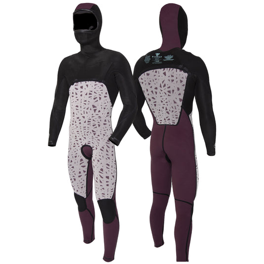 Vissla 7 Seas 4/3 Hooded Chest-Zip Wetsuit 7