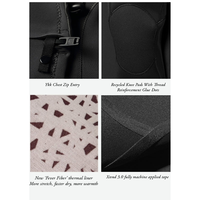 Load image into Gallery viewer, Vissla High Seas II 3/2 Chest-Zip Wetsuit 13
