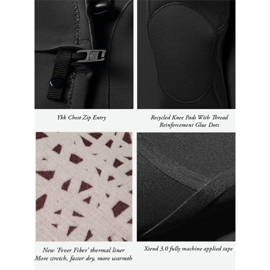 Vissla 7 Seas 3/2 Chest-Zip Wetsuit 4