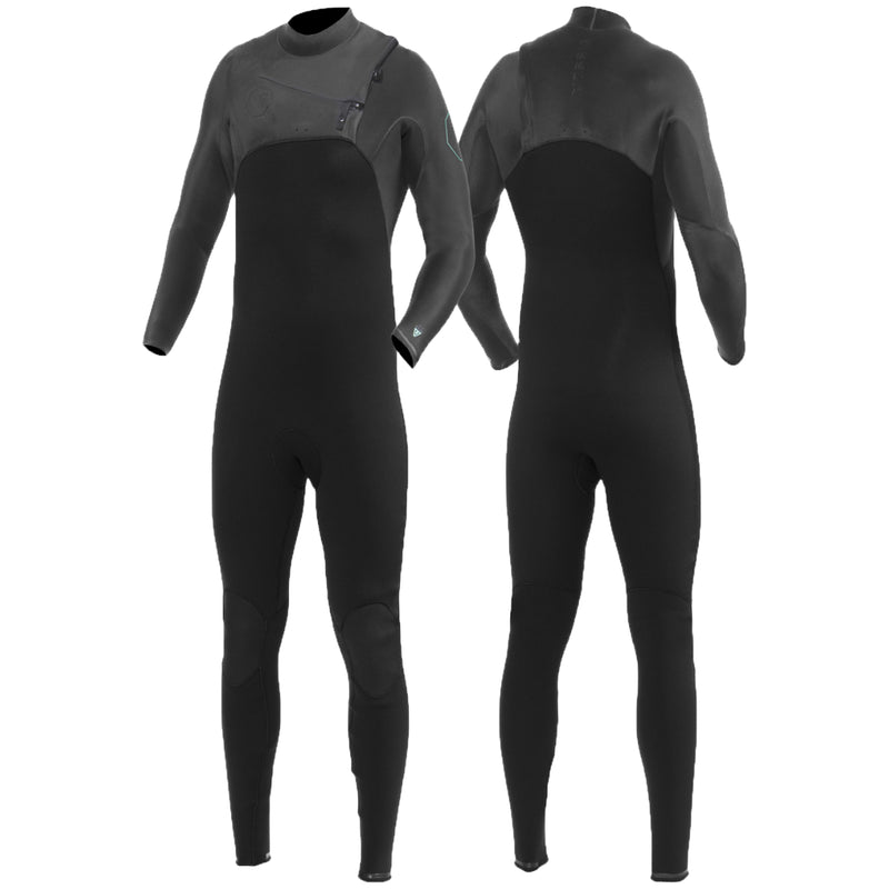 Load image into Gallery viewer, Vissla High Seas II 4/3 Chest-Zip Wetsuit 2
