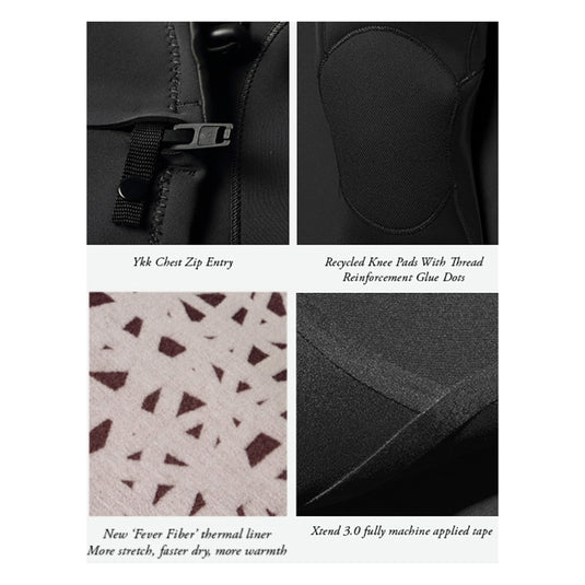 Vissla 7 Seas 4/3 Chest-Zip Wetsuit 4