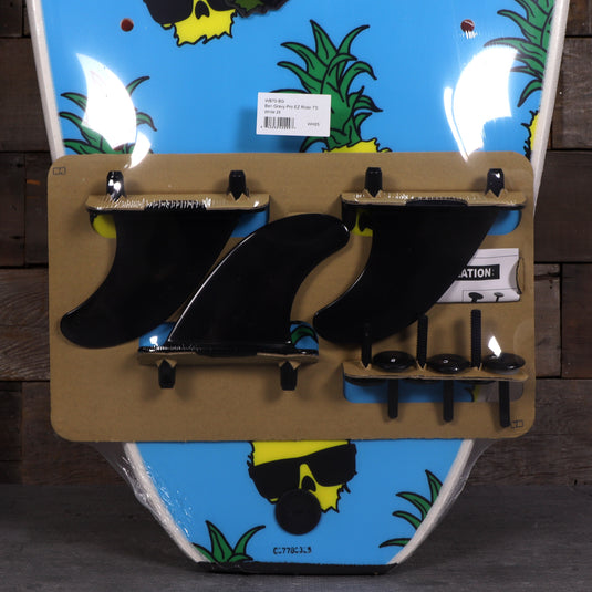 Wave Bandit Easy Rider × Ben Gravy 7'0 × 22 × 3 ⅛ Surfboard - White/Blue 3