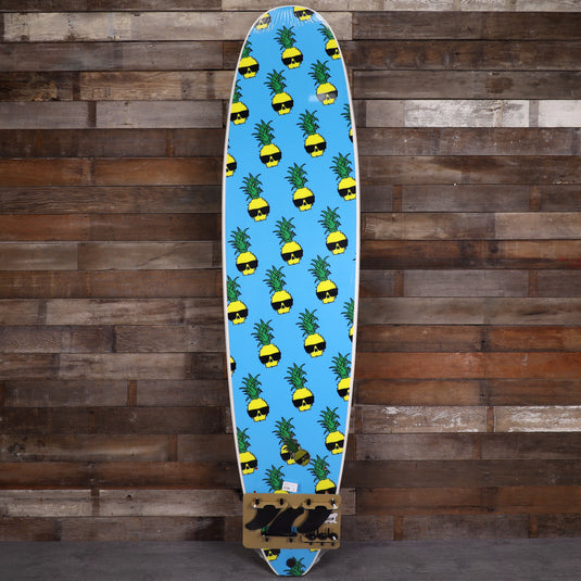 Wave Bandit Easy Rider × Ben Gravy 8'0 × 23 × 3 ⅜ Surfboard - White/Blue 2