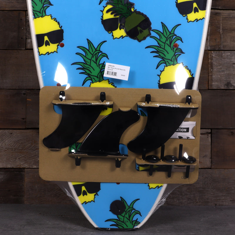 Load image into Gallery viewer, Wave Bandit Easy Rider × Ben Gravy 8'0 × 23 × 3 ⅜ Surfboard - White/Blue 3
