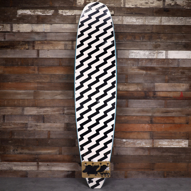 Load image into Gallery viewer, Wave Bandit Easy Rider 9'0 × 24 × 3 ½ Surfboard - Blue/White Bolt 2
