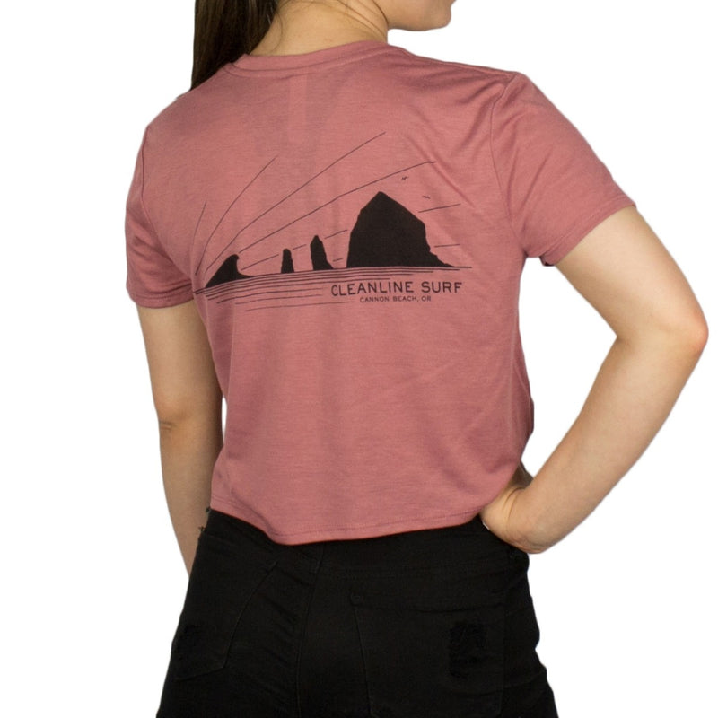 Load image into Gallery viewer, Cleanline Women's Haystack Rays Cropped Top 4
